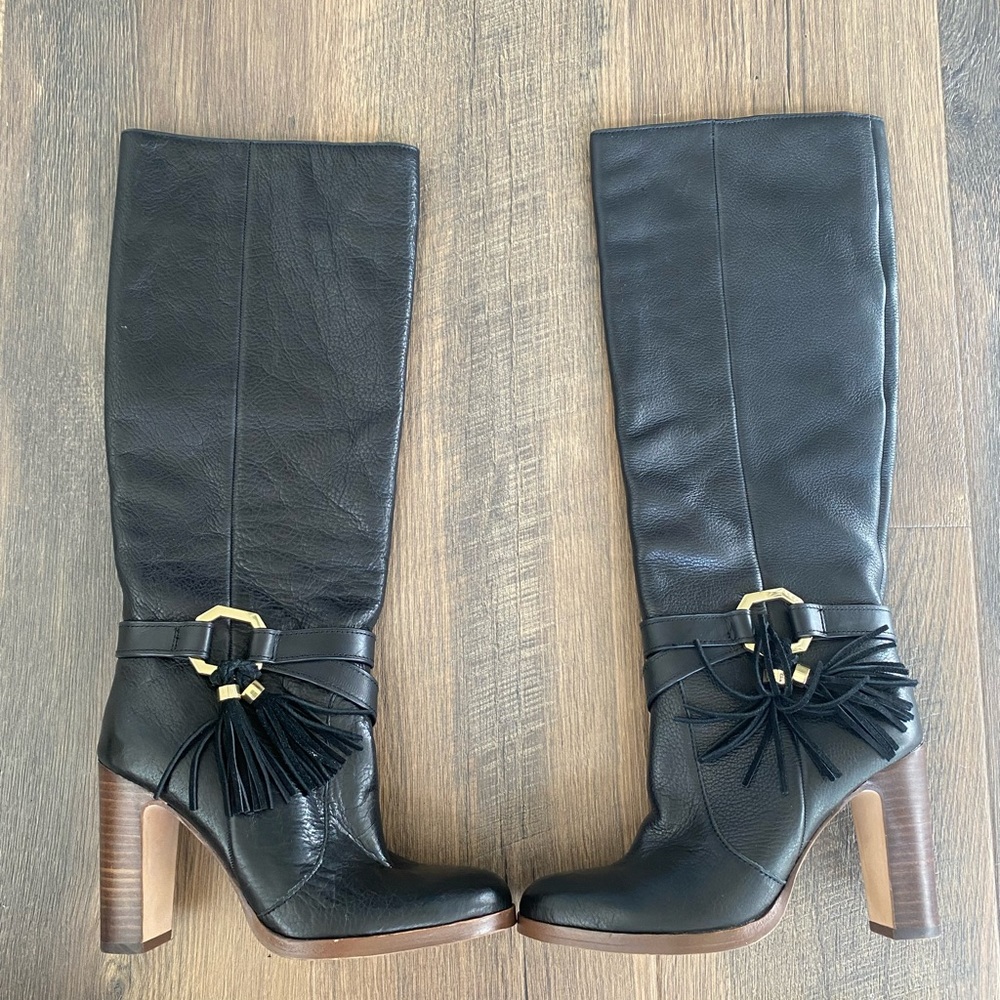 LOUISE ET CIE Yovan Tassel Block Heel Boot - Picture 1 of 10